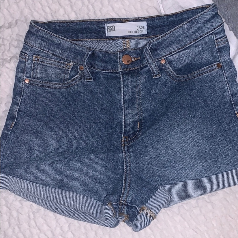 Tillys high rise denim shorts